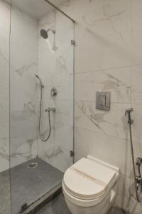 Koupelna v ubytování Hotel Sita International