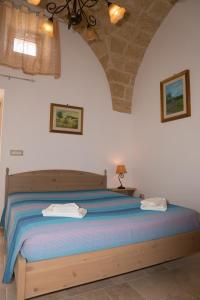 A bed or beds in a room at Casa Jacqueline al borgo