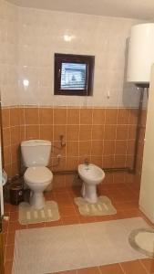 Koupelna v ubytování Sobe Majda