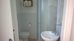 Koupelna v ubytování B & B Pietra Vecchia