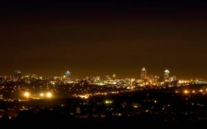 Nespecifikovaný výhled na destinaci Johannesburg nebo výhled na město při pohledu z hotelu