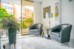 Posezení v ubytování Hotel Montes De La Castellana
