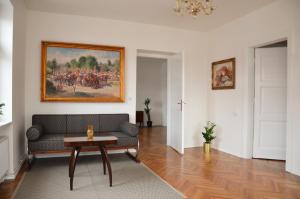Posezení v ubytování Apartmán u Masaryka