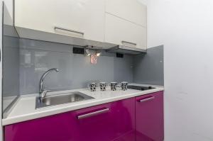 Kuchyň nebo kuchyňský kout v ubytování Apartment Antonela