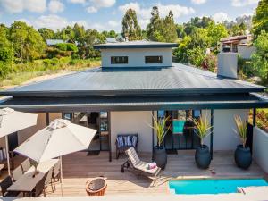 a view of the house from the roof at The Greens Guest House in Knysna