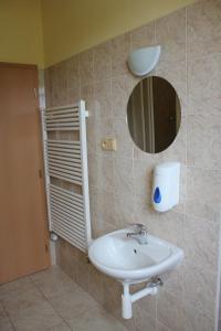 Koupelna v ubytování Apartmán v Záchranné stanici Pasíčka