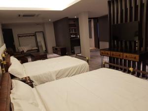 Postel nebo postele na pokoji v ubytování Hotel Kristal