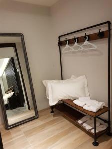 Postel nebo postele na pokoji v ubytování Hotel Kristal
