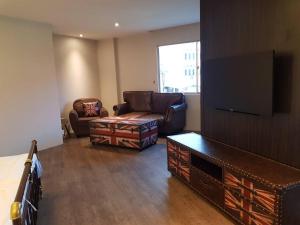 Posezení v ubytování Hotel Kristal