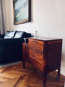 Postel nebo postele na pokoji v ubytování Apartmán u Masaryka