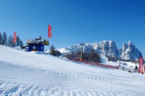 Villa Rier during the winter