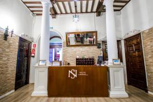 The lobby or reception area at Nuevo Suizo