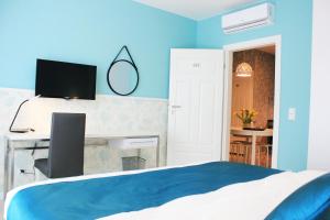Łóżko lub łóżka w pokoju w obiekcie JessApart – Ochota Apartments