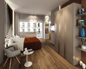 A kitchen or kitchenette at B&B In Centro Palermo