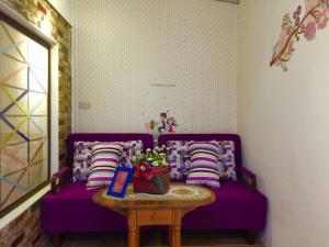 Ruang duduk di Jilufugan B&B