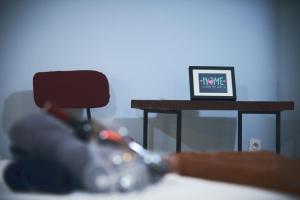 TV a/nebo společenská místnost v ubytování Bubalus Boutique Rooms