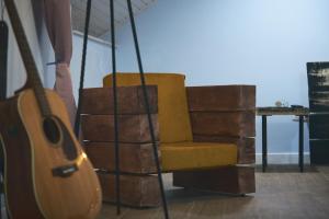 Posezení v ubytování Bubalus Boutique Rooms