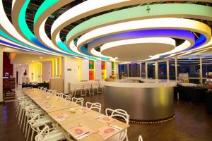Restaurace v ubytování Pop Art Hotel Tocancipá y Centro de Convenciones