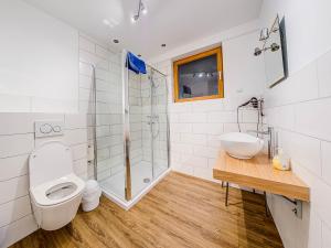 Ein Badezimmer in der Unterkunft Gästehaus Eschbach