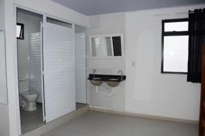 Koupelna v ubytování Hotel Don Juan