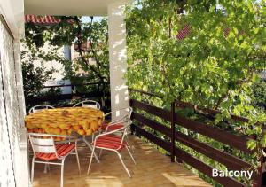 Balkón nebo terasa v ubytování City Retro Chic Apartment Magdalena Trogir
