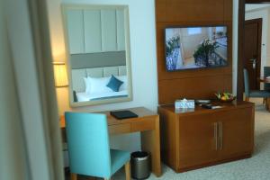TV a/nebo společenská místnost v ubytování Gewan Hotel Cairo