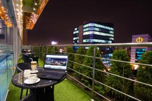 Μπαλκόνι ή βεράντα στο Luxury Inkari Hotel
