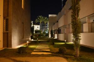 A garden outside La Reserva Puerto Banus