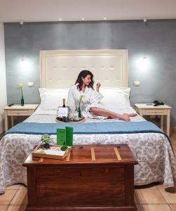 Postel nebo postele na pokoji v ubytování Artemisia Resort