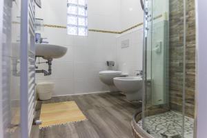 Ванная комната в Hotel Viking