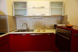 Kuchyňa alebo kuchynka v ubytovaní Apartman Lucita
