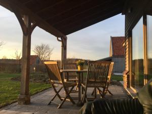 Patio nebo venkovní prostory v ubytování B&B De Hostelier