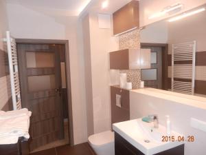 Kúpeľňa v ubytovaní Apartament w Gdańsku blisko morza