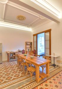 Posezení v ubytování Hostal Girona