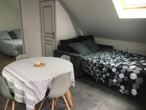 Postel nebo postele na pokoji v ubytování Leonilys