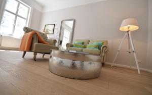 A seating area at Vienna Residence | Modern, bright business apartment in Vienna city center, Alsergrund