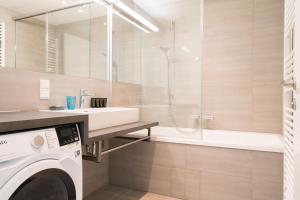 Łazienka w obiekcie Vienna Residence | Spacious Serviced Apartment in Vienna directly at the U4