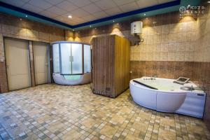 Koupelna v ubytování Hotel Berg Rappeg