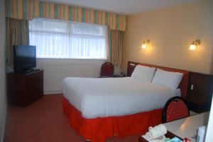 TV a/nebo společenská místnost v ubytování Brecon Hotel Sheffield Rotherham