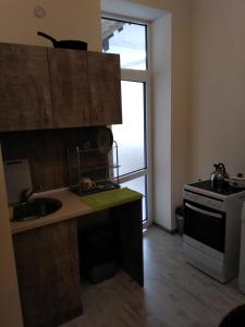 Kuchyň nebo kuchyňský kout v ubytování Hostel Ginger House