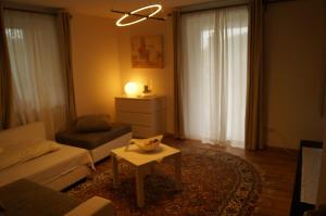 Posezení v ubytování Traumhafte Ferienwohnung mit Pool