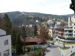 Výhľad na hory alebo výhľad na hory priamo z apartmánu