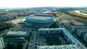 Nespecifikovaný výhled na destinaci Záhřeb nebo výhled na město při pohledu z apartmánu