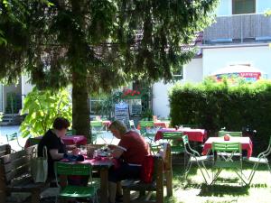 En restaurant eller et andet spisested på Gasthof Safenhof