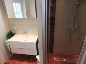 Koupelna v ubytování Ferienwohnung Resi im Zentrum