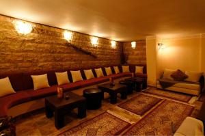 Posezení v ubytování Hotel Dryalos