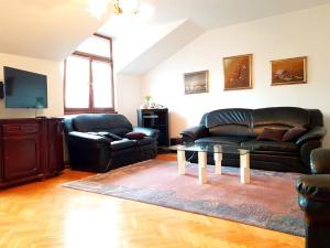 Χώρος καθιστικού στο Apartment Maxim