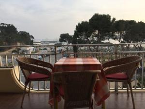 Balkón nebo terasa v ubytování 1ra Linea Platja de Sant Feliu