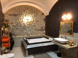 Kúpeľňa v ubytovaní Villa Papardo