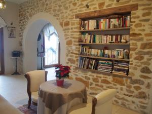 Knihovna v bed and breakfast